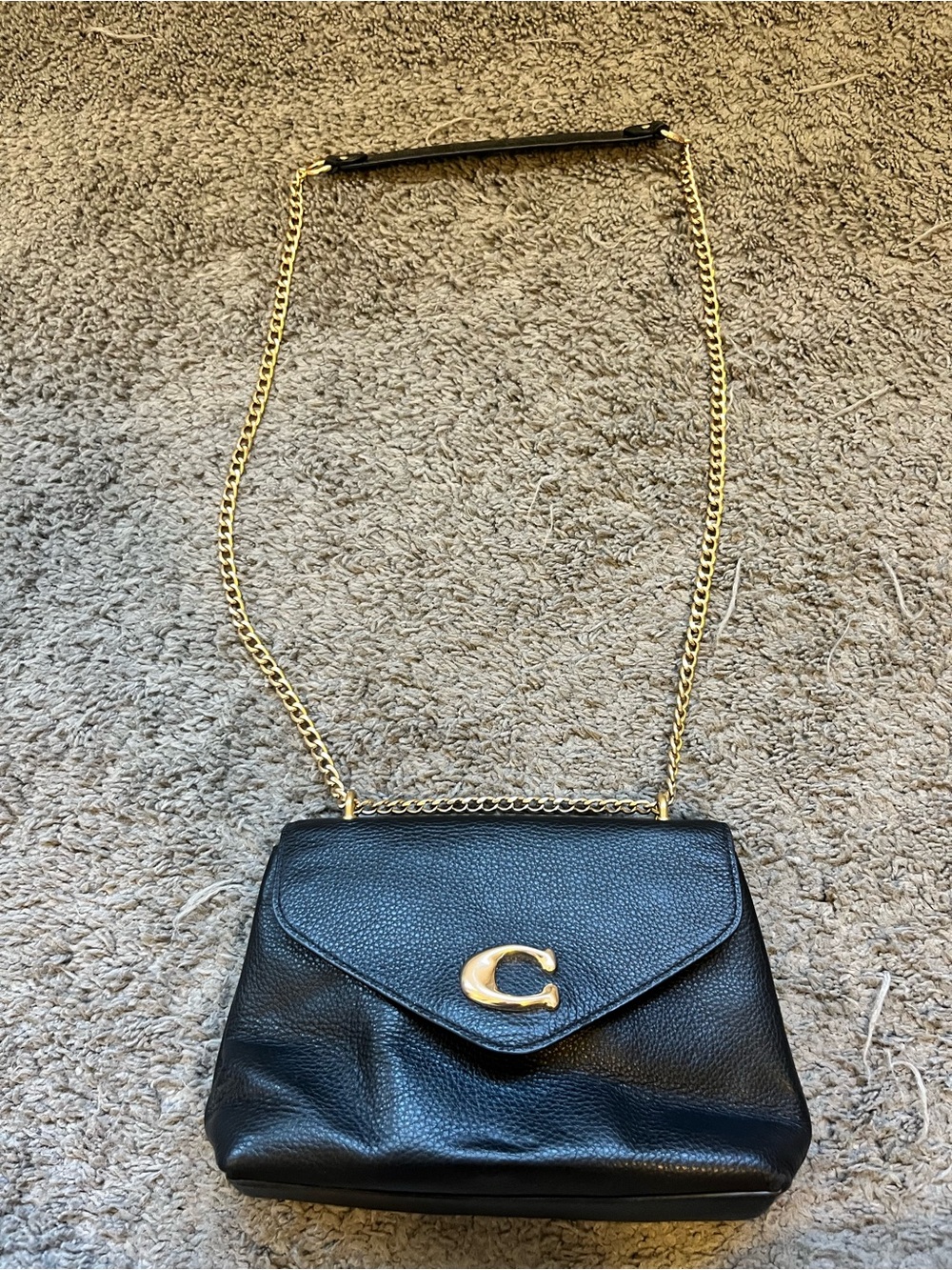 Coach Black Crossbody Leather Bag